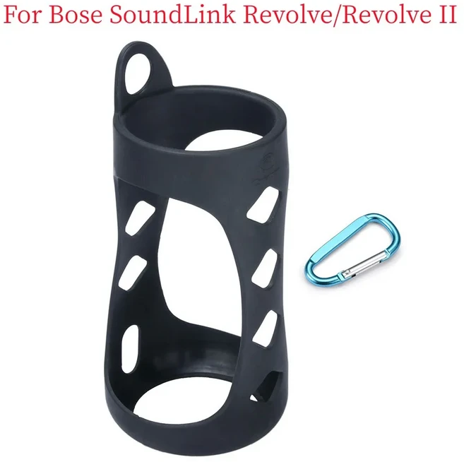BOSE 호환 SoundLink 실리콘 스피커 케이스 휴대용 중공 보호 블루투스 Revolve + I, 02 Black A, 01 빠른  Mainland