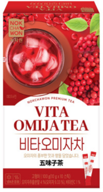 녹차원 [녹차원] 비타오미자차 10스틱, 10g, 10개입, 9개