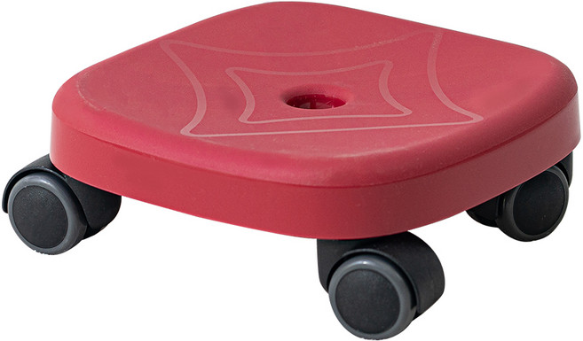 이동의자 앉은뱅이 회전의자, 레드