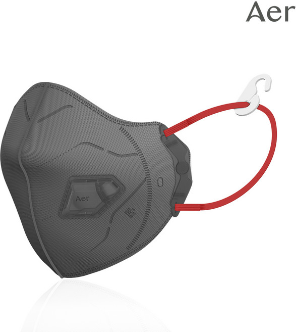 아에르 프로 QX2 특급 마스크 10개입, 그레이