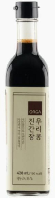 올가홀푸드 우리콩 진간장, 420ml, 1개
