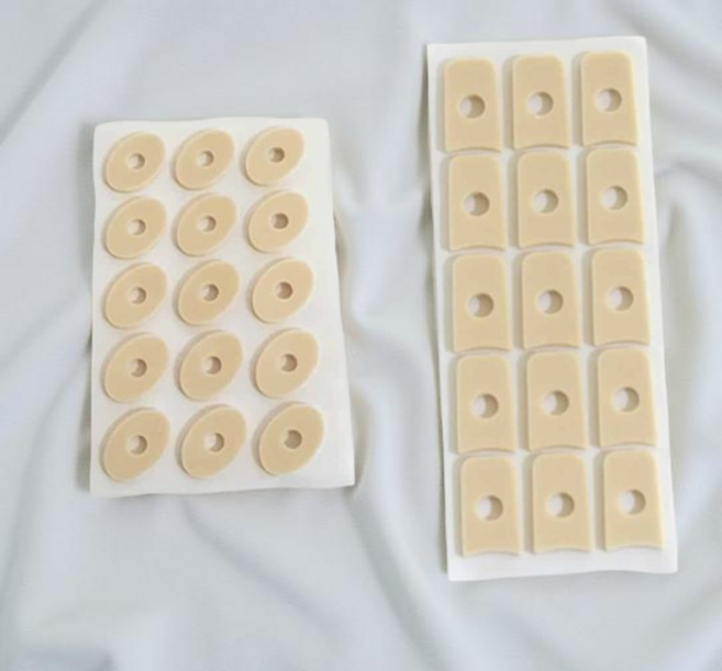 티눈 밴드 제거 발바닥 패치 사마귀 굳은살 발가락 보호 관리 물집 15pcs, 사다리꼴