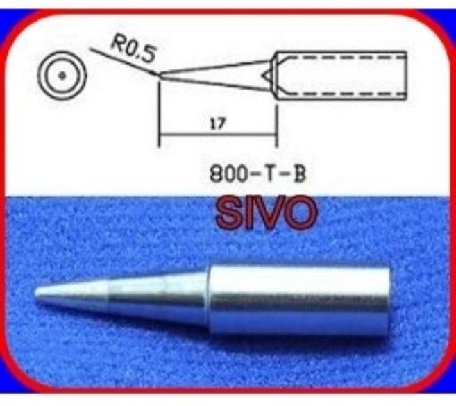 COSO 800M-T-B/800M-T-I/800M-T-3.2D 無鉛烙鐵頭，台灣製造, 1個, 800M-T-B
