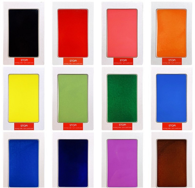 阡 手足印台 寶寶 寵物 手腳印 免洗印泥 成長紀念禮物, 墨綠色, 1個