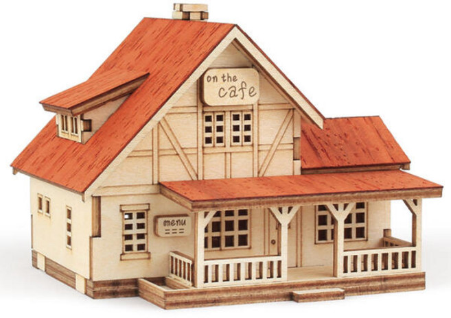 아트박스/퍼즐사랑 1/150 목재 입체퍼즐 - 영공방 미니 온 더 카페, 1, 본상품선택, 1개