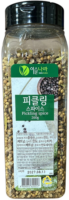 이슬나라 피클링스파이스, 2개, 260g