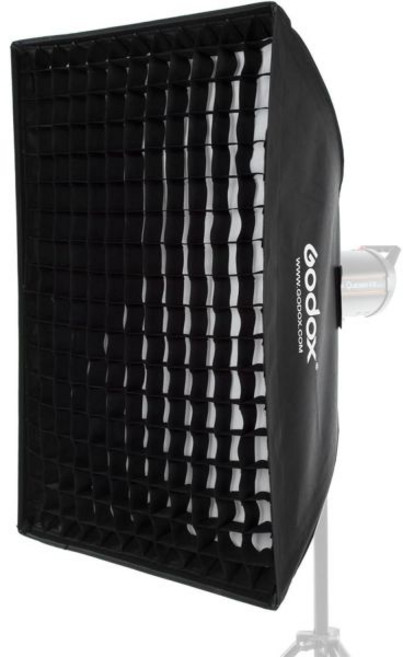 Godox 9인치 x 35인치 22x90cm 허니컴 그리드 스트립 소프트박스 사진 스튜디오Bowens 마운트 플래시 조명 S타입 브래킷 Bowens 홀더 스피드라이트