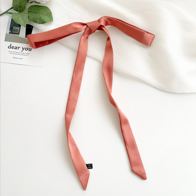 VJS 슬림롱타이스카프 쁘띠스카프 리본 무대의상 단체행사