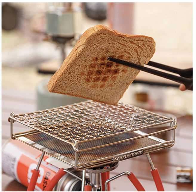 스텐레스 석쇠 토스트 그릴 캠핑 직화 구이 그릴팬, 1개, 16cm