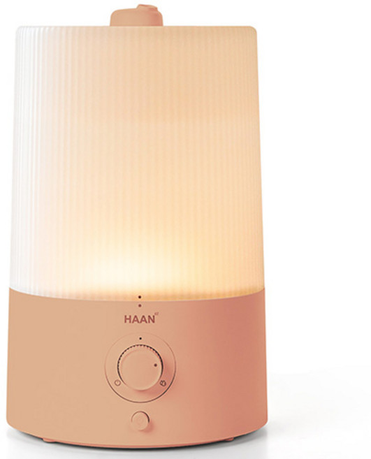 한경희생활과학 초저소음 물멍 무드등 초음파 가습기, HAAN-HD700M, 코랄 핑크