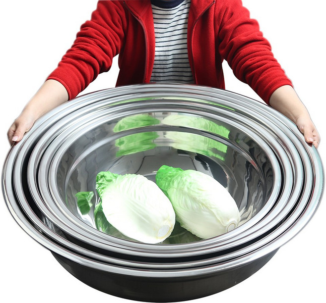 국산 대형 스텐 양푼 다라이 대야 김장 양푼이 51cm, 스텐양푼10호 51cm, 1개