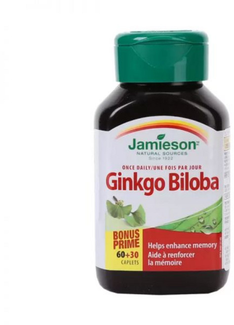 자미에슨 징코빌로바 400mg 90캡슐 2개, 90정