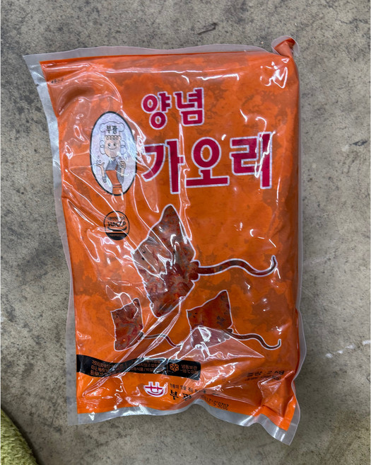 부광식품 양념가오리 2k, 2kg, 2개, 2kg