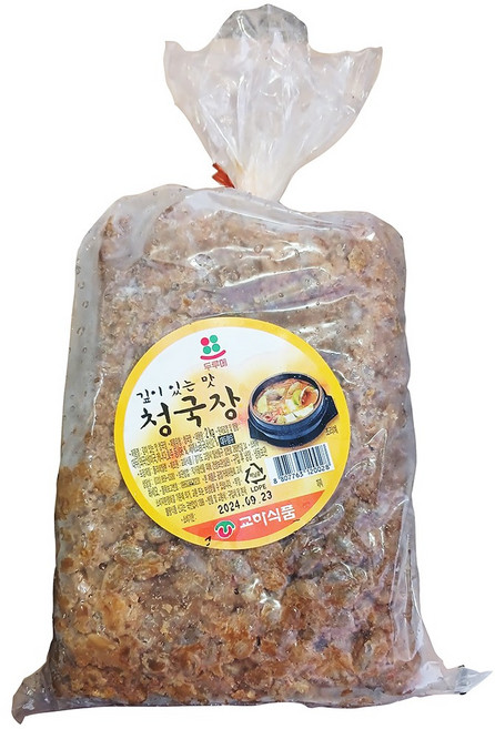 교하 두루메 깊이 있는 맛 청국장 2Kg 6개이강산닷컴, 6개