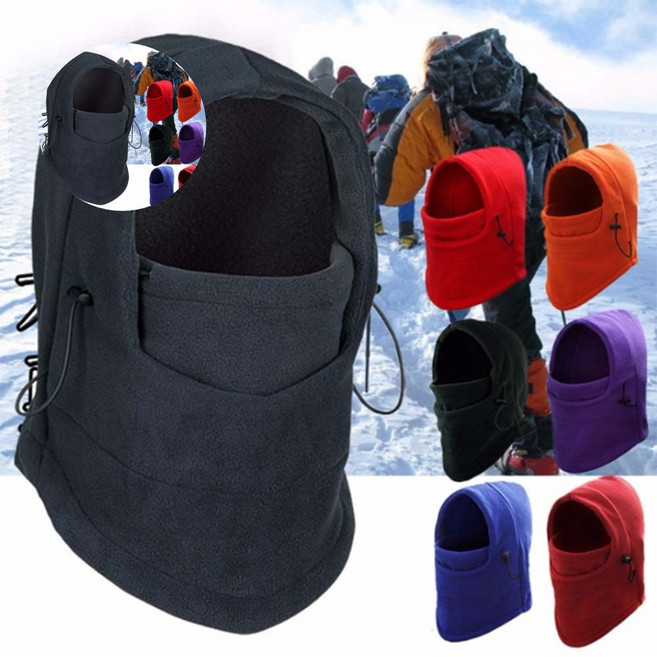 겨울 방한 후드 넥워머 후드형 멀티 넥워머, 네이비