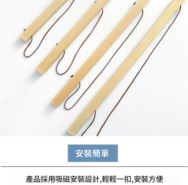 實木磁吸掛畫夾，輕鬆更換畫芯・壁掛展示, 松木 不含畫 送無痕釘