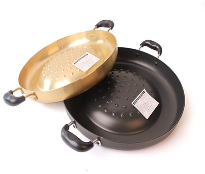 불고기전골 양수 국산 황색 경질 전골냄비 마라탕 샤브샤브 밀푀유나베, 1개, 황색(30cm)