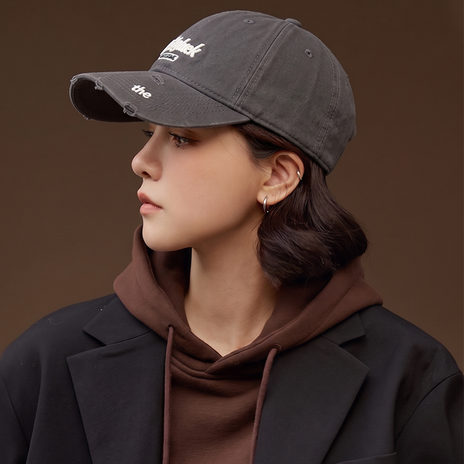 상품컴퍼니 남녀공용 자수 빈티지 모자 야구모자 워싱 볼캡