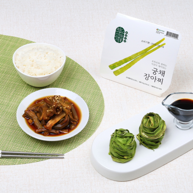 죽선가 궁채 방풍 장아찌, 궁채장아찌, 1개, 200g