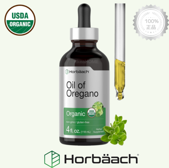 호바흐 USDA 유기농 액상 오레가노 오일 118ml Oregano oil, 1개