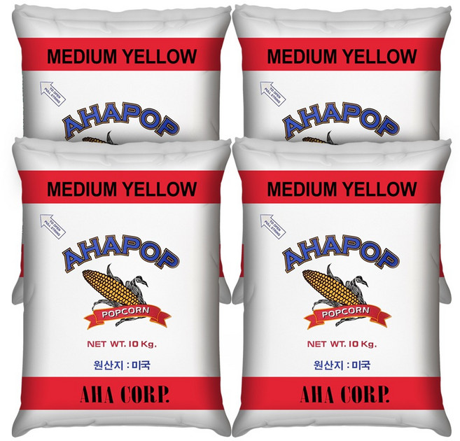 (펀코리아) 아하 보겔 옥수수 40kg, 10kg, 4개