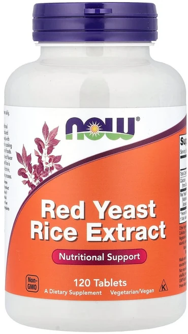 나우푸드 레드 이스트 라이스 1200mg 타블렛 비건, 120정, 1개 - 쿠팡