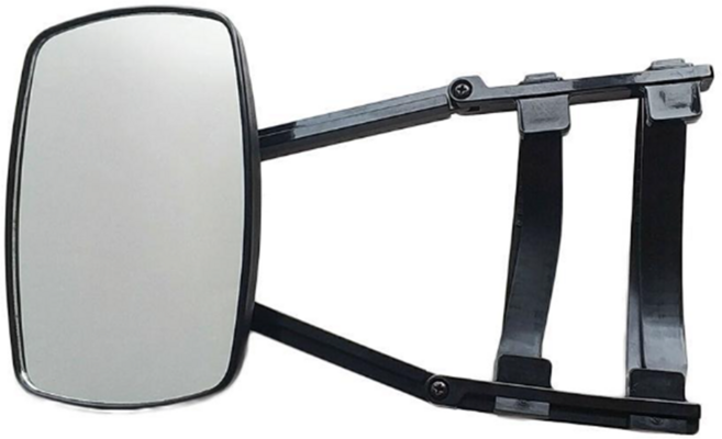 카라반 확장 사이드 미러 백미러 후사경 대형 캠핑카 트레일러 연장 보조미러 거울 주차 용품, 블랙(낱개1개), 1개