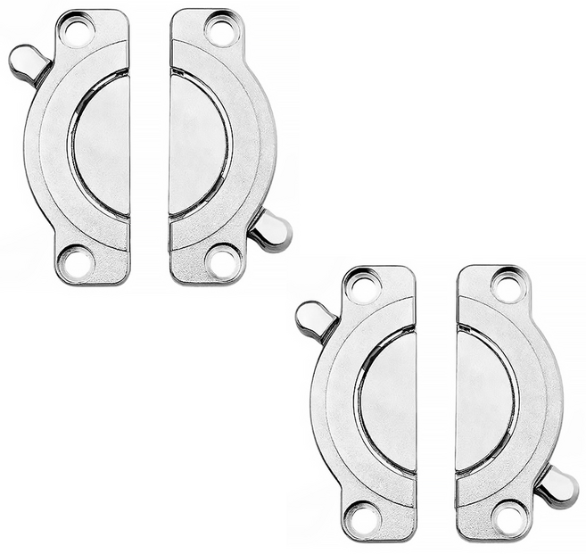 디피하우스 회전식 테이블 연결 잠금 브라켓, 2개