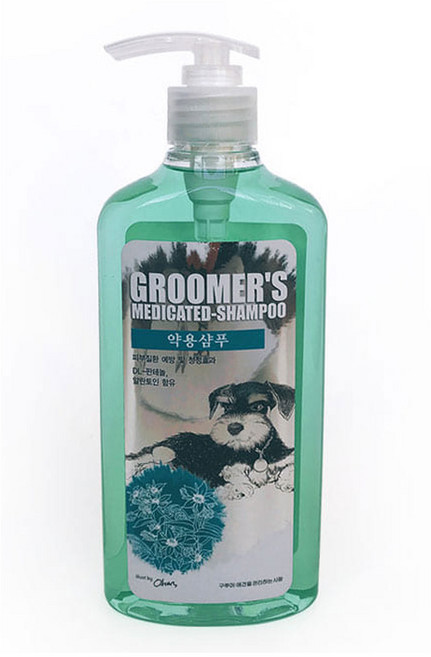 그루머스 케미텍 약용 애견 샴푸, 400ml, 2개