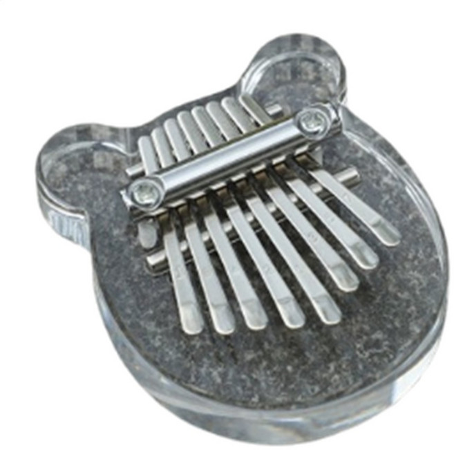 8音迷你卡林巴琴, 1個, 水晶-小熊