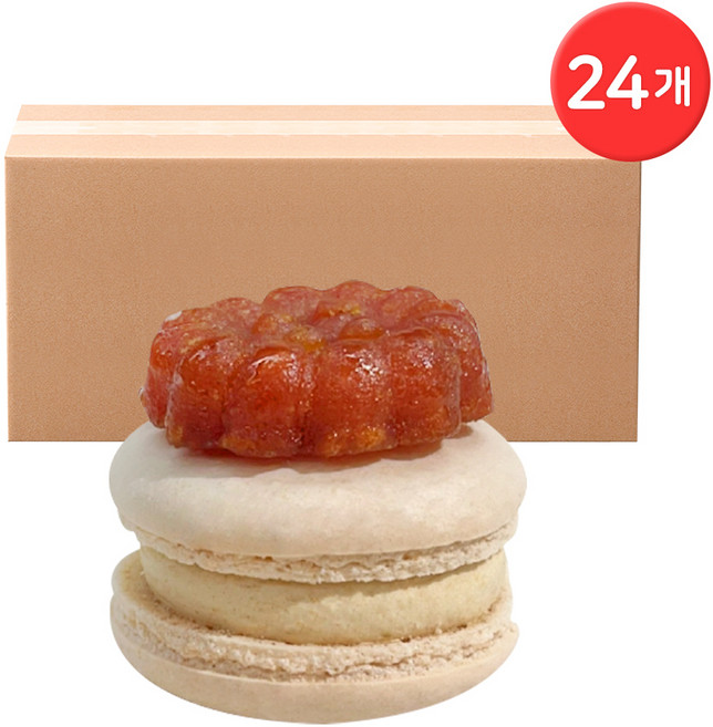 CJ프레시웨이 약과인절미마카롱, 25g, 24개