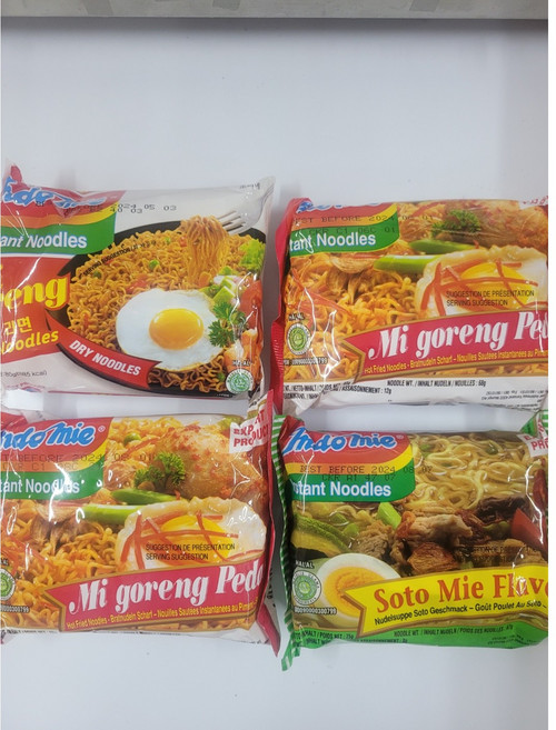 Indomie Instant Noodles Mi Goreng 인도미 미고랭 3종 40ea set 아시아마트, 1개