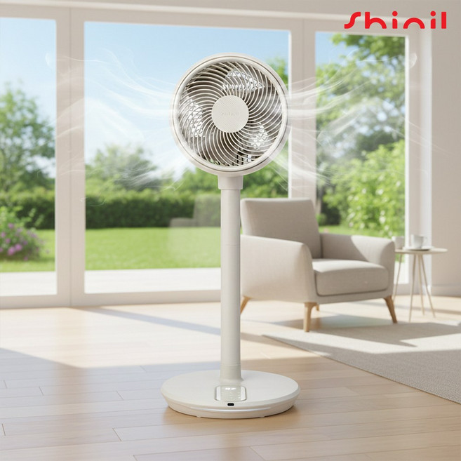 신일 BLDC 에어 써큘레이터 air S9 스탠드형 SIF-CS40, 베이지