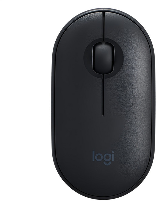 로지텍 코리아 무소음 무선 마우스 Pebble M340, 블랙, Pebble M340/910-007391