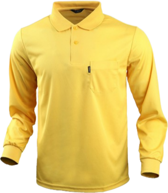 효성원단 에어로쿨 기능성 긴팔 주머니 카라티 냉감 쿨링 남녀공용 작업복 알바복 로고인쇄가능