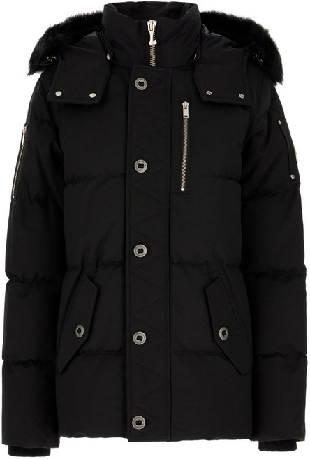 무스너클 후드 패딩 재킷