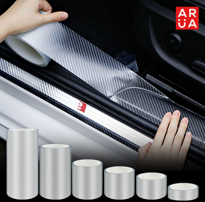 아루아 자동차 보호필름 무광 PPF 필름 도어엣지 문콕방지 카본 시트지 스티커