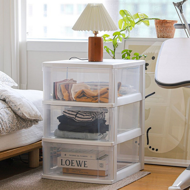 아이리스 클로젯 체스트 3단 CLZ-503 - 클리어 124356