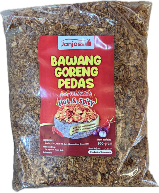 잔조스 바왕 고렝 쁘다스 (janjoss Bawang Goreng Pedas) 500g, 1개