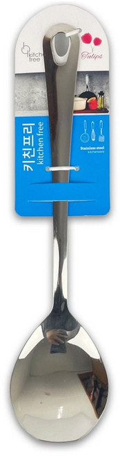 키친프리 스텐 볶음스푼 소/중/대 선택형 -o 국자 면국자 망국자, 1개, 상세페이지 참조