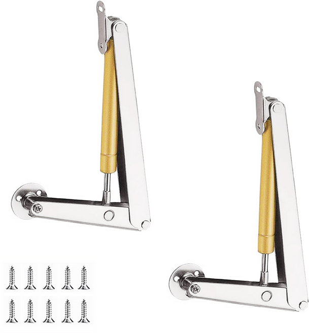 리빙로드 80N 가스 쇼바 골드 유압봉 2P 1세트 (8kg), 1개, 실버