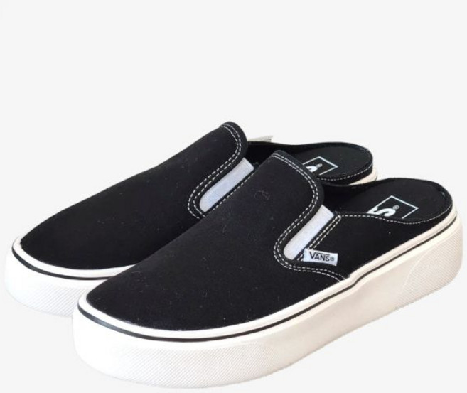 반스 슬립 온 뮬 호버 블랙 화이트 V98 MULE HOVER