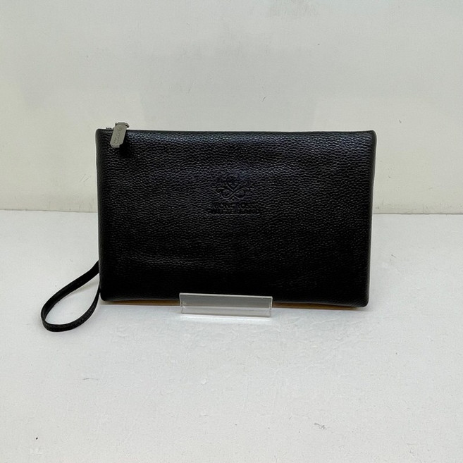 몽크로스 [2001안양점]무배남성 천연소가죽 클러치백 부드러운 손가방 수납공간 굿!! BEST상품 MK1607-2블랙