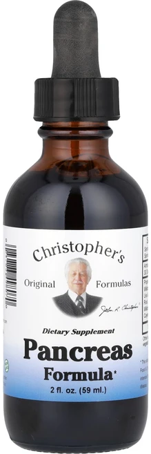 Christopher's Original Formulas 췌장 보조 성분 2 fl oz (59 ml), ChristophersOriginalFormulas췌장, 1개, 59ml - 쿠팡