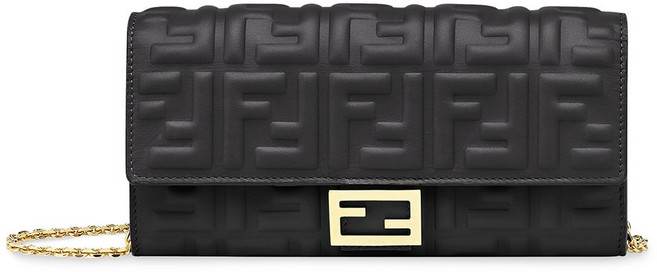 펜디 바게트 콘티넨탈 체인 지갑