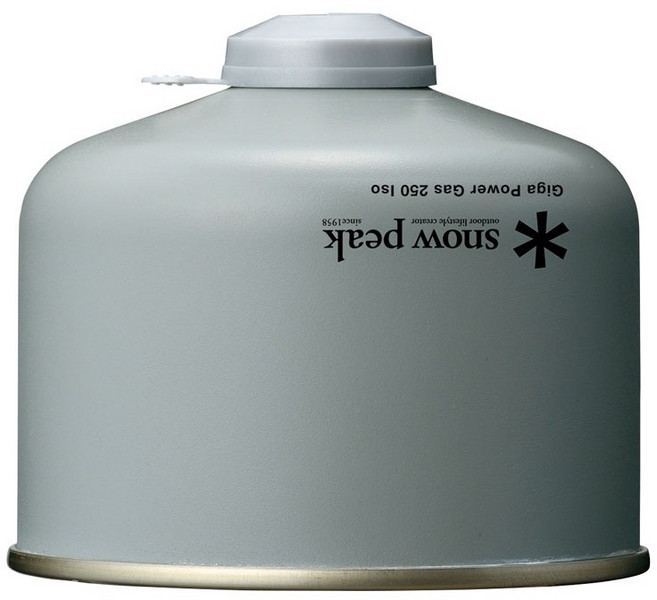 snow peak Giga Power Gas 250 Iso 瓦斯罐 GP-250SR 露營瓦斯罐, 1個