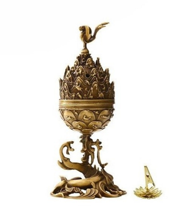 금동 대향로 향로 침향 동도금 고급 백제 선물, 01