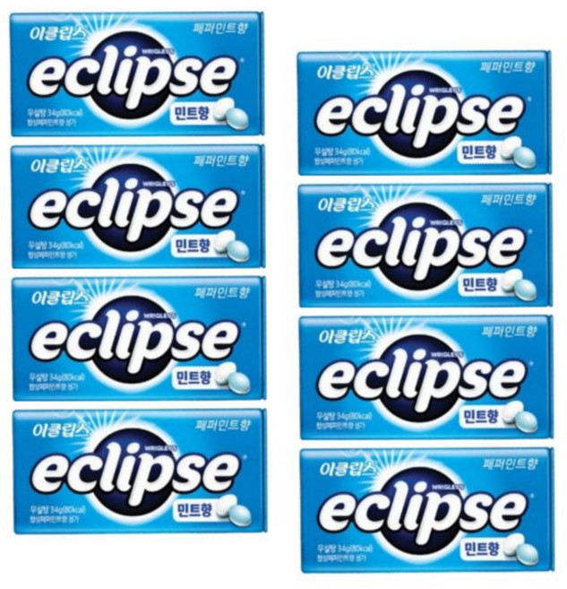 이클립스 페퍼민트향, 34g, 8개