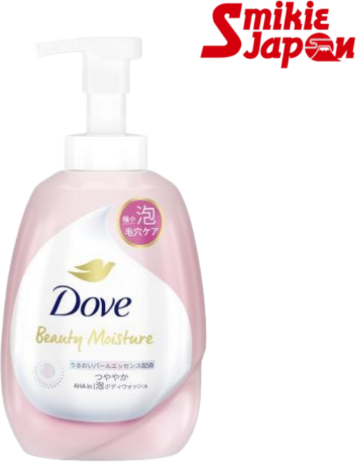 도브 뷰티 모이스처 휘핑 폼 바디워시 윤기 케어 샤워용 펌프형 일본직배송, 1개, 540g