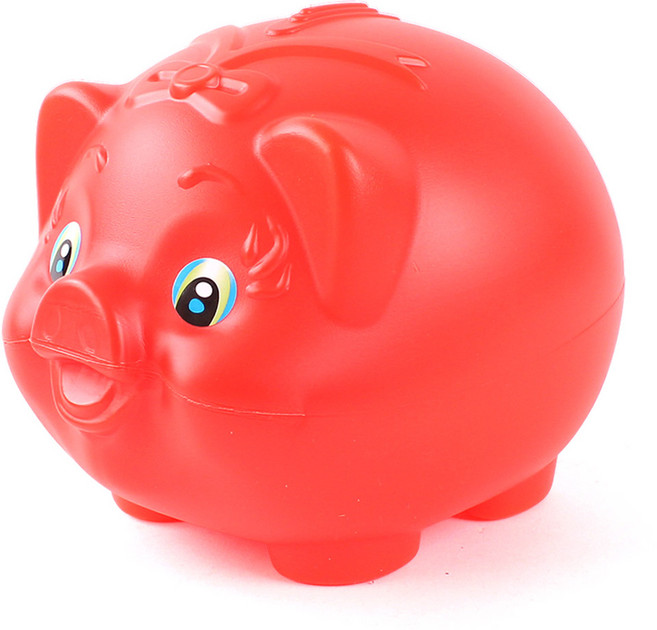 빨강 돼지저금통 복돼지저금통, 1개